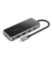 Vention Docking USB Tipo-C TFGHB/ 1xVGA/ 1xHDMI/ 4xUSB/ 1xUSB Tipo-C PD/ 1xRJ45/ 1xLector Tarjetas SD/ Gris