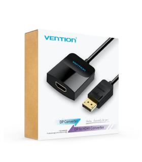 Vention Cable Conversor HBGBB  Displayport Macho - HDMI Hembra  15cm  Negro