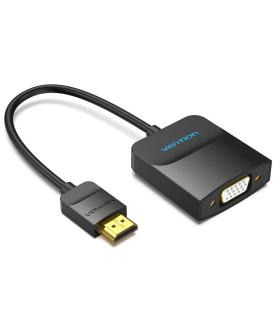 Vention Convertidor 42154  HDMI Macho a VGA Hembra  15cm  Negro