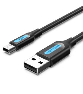 Vention Cable USB 2.0 COMBF  USB Macho - MiniUSB Macho  1m  Negro