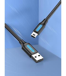 Vention Cable USB 2.0 COMBF  USB Macho - MiniUSB Macho  1m  Negro