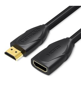 Vention Cable Alargador HDMI VAA-B06-B200  HDMI Macho - HDMI Hembra  2m  Negro