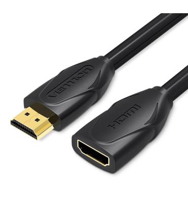 Vention Cable Alargador HDMI VAA-B06-B200  HDMI Macho - HDMI Hembra  2m  Negro