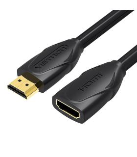 Vention Cable Alargador HDMI VAA-B06-B200  HDMI Macho - HDMI Hembra  2m  Negro