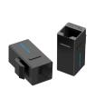 Vention Adaptador Conector RJ45 VDD-B07-B Cat5e UTP/ RJ45 Hembra - RJ45 Hembra/ Negro