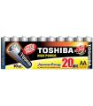 Pack De 20 Pilas AA Toshiba High Power LR6/ 1.5V/ Alcalinas