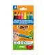 ESTUCHE LAPICES TRIANGULARES MULTISUPERFICIE BLISTER 6UDS BIC 515220