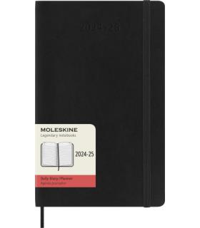 AGENDA 18 MESES 2024-2025 DIARIA L (13 X 21 CM) NEGRA TAPA BLANDA MOLESKINE DSB18DC3Y25