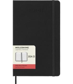 AGENDA 18 MESES 2024-2025 DIARIA L (13 X 21 CM) NEGRA TAPA DURA MOLESKINE DHB18DC3Y25