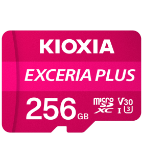 MICRO SD KIOXIA 256GB EXCERIA PLUS UHS-I C10 R98 CON ADAPTADOR