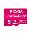 MICRO SD KIOXIA 512GB EXCERIA PLUS UHS-I C10 R98 CON ADAPTADOR