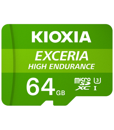 MICRO SD KIOXIA 64GB EXCERIA HIGH ENDURANCE UHS-I C10 R98 CON ADAPTADOR