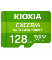 MICRO SD KIOXIA 128GB EXCERIA HIGH ENDURANCE UHS-I C10 R98 CON ADAPTADOR