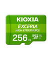 MICRO SD KIOXIA 256GB EXCERIA HIGH ENDURANCE UHS-I C10 R98 CON ADAPTADOR