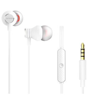 Auriculares Intrauditivos Aiwa ESTM-50WT/ con Micrfono/ Jack 3.5/ Blanco