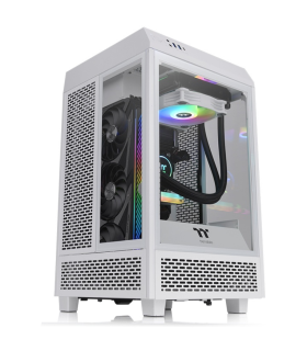 CAJA THERMALTAKE THE TOWER 100 MINI-ITX 2XUSBA 3.2 SIN FUENTE BLANCO