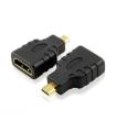 Adaptador 3GO AMHDMI/ HDMI Hembra - Micro HDMI Macho