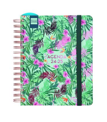 AGENDA DOCENTE 2024-2025 4-155X212 SEMANA VISTA HORIZONTAL MAGISTRAL PERSONALIZABLE TROPIC FINOCAM 533580125