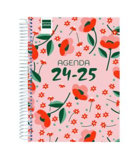 AGENDA ESCOLAR 2024-2025 4 155X212 1 DA PGINA COOL FLORAL FINOCAM 645060625