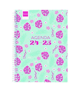 AGENDA ESCOLAR 2024-2025 4 155X212 SEMANA VISTA HORIZONTAL COOL SELVA FINOCAM 645040725