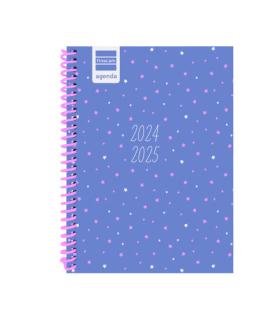 AGENDA ESCOLAR 2024-2025 8 120X164 SEMANA VISTA HORIZONTAL DIVA STARS FINOCAM 536100225