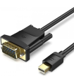 Cable Conversor Vention HFDBH/ Mini DisplayPort Macho - VGA Hembra/ 2m/ Negro