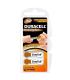 Pack 6 Pilas para Audfono Duracell DA312/ 1.6V