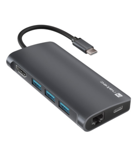 HUB USB-C  8 IN 1 NATEC FOWLER 2 3X USB 3.0 HUB HDMI 4K USB-C