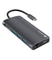 HUB USB-C  8 IN 1 NATEC FOWLER 2 3X USB 3.0 HUB HDMI 4K USB-C