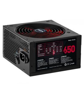 NOX NXS650 unidad de fuente de alimentacin 650 W 20+4 pin ATX Negro, Rojo