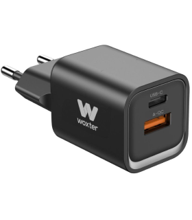 Cargador Compacto Woxter PE26-174/ 1xUSB Tipo-C/ 1xUSB/ 35W