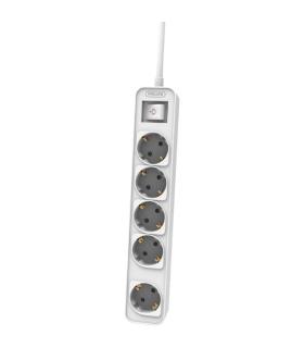 Regleta con Interruptor Philips CHP2154W/10/ 5 Tomas de corriente/ Cable 1.5m/ Blanco