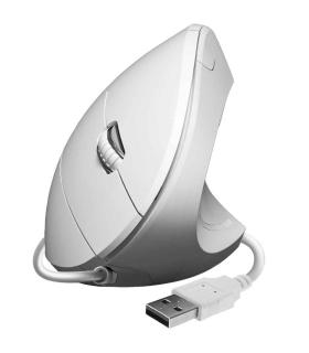 Ratn Ergonmico Subblim Glide Vertical Ergo Wired/ Hasta 1600 DPI/ Blanco