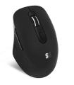 Ratn Ergonmico Inalmbrico Por Bluetooth/ 2.4GHz Subblim Curve Ergo Dual Battery/ Batera Recargable/ Hasta 1600 DPI/ Negro