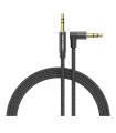 Cable Audio Vention BAZBH/ Jack 3.5 Macho - Jack 3.5 Macho/ 2m/ Negro