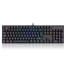 Redragon - MITRA Teclado Mecnico Gaming Switch azul RGB Espaol Espaa Negro