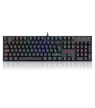 Redragon - MITRA Teclado Mecnico Gaming Switch azul RGB Espaol Espaa Negro