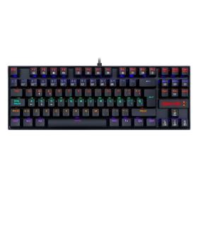 Redragon - KUMARA 2 Teclado Mecanico Gaming Rainbow Red Switch Espaol Espaa Negro