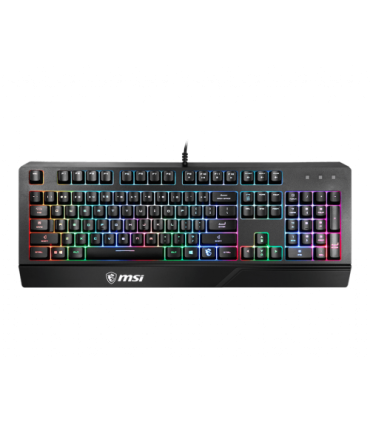 MSI VIGOR GK20 teclado USB QWERTY Espaol Negro