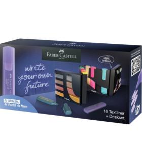 Faber-Castell 254603 marcador 16 pieza(s) Punta de cincel Metlico, Multicolor, Pastel