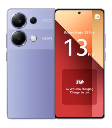 Smartphone Xiaomi Redmi Note 13 Pro NFC 12GB/ 512GB/ 6.67\'/ Purpura