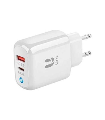 CARGADOR UNICO DUAL USB TIPO(C) Y USB(A) 30W