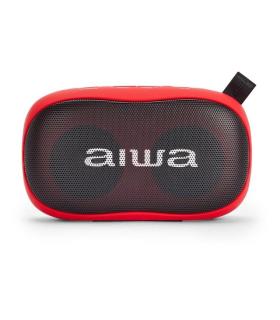 Altavoz con Bluetooth Aiwa BS-110RD/ 10W/ 2.0/ Rojo