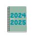 AGENDA ESCOLAR 2024-2025 TAMAO A5 TAPA POLIPROPILENO  SEMANA VISTA MEMORY BASIC VERDE DOHE 51761