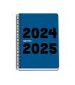 AGENDA ESCOLAR 2024-2025 TAMAO A5 TAPA POLIPROPILENO  DA PGINA MEMORY BASIC AZUL DOHE 51755