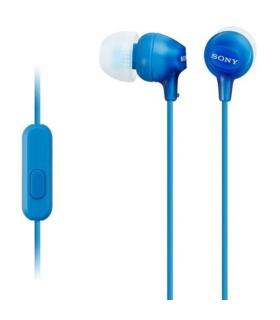 Auriculares Intrauditivos Sony MDR-EX15APLI/ con Micrfono/ Jack 3.5/ Azules