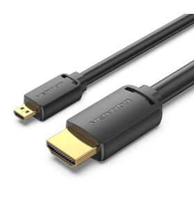 Vention Cable Micro HDMI 2.0 4K AGIBH  HDMI Macho - Micro HDMI Macho  2m  Negro