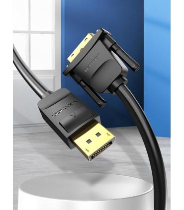 Vention Cable Conversor HAFBH  Displayport Macho - DVI Macho  2m  Negro