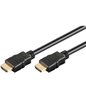 Cable series 2.0 High Speed HDMI - with Ethernet, 7,5m, Black - HDMI male type A - HDMI male type A