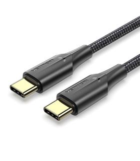 Vention Cable USB 2.0 Tipo-C 3A TAUBH  USB Tipo-C Macho - USB Tipo-C Macho  2m  Negro